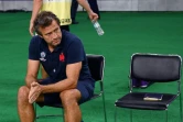 L'entraîneur-assistant du XV de France Fabien Galthié après la défaite contre le pays de Galles en quart de finale de la Coupe du monde, le 20 octobre 2019 à Oita (Japon) 
