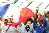 Mardi 1er juin 2010 - Aéroport de Pierrefonds - Saint-Pierre - L'équipe de France de football arrive à La Réunion