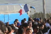 Mardi 1er juin 2010 - Aéroport de Pierrefonds - Saint-Pierre - L'équipe de France de football arrive à La Réunion