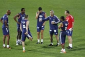 Mercredi 2 juin 2010 - Entraînement de l'équipe de France de football au stade Michel Volnay de Saint-Pierre