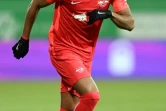 Le Français Christopher Nkunku avec le RB Leipzig contre Greuther Fuerth en Bundesliga le 13 mars 2022 à Fuerth