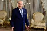 Le président tunisien Béji Caïd Essebsi, le 5 juin 2017 au palais de Carthage, près de Tunis