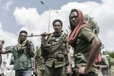 Des miliciens amhara à Dabat, le 14 septembre 2021
