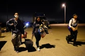 Des migrants vénézuéliens traversent la frontière entre l'Equateur et le Pérou, le 25 août 2018