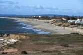 La plage de Vias, dans le sud de la France, le 15 janvier 2021 fait partie des littoraux menacés par l'érosion de la Méditerranée