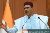 Le président nigérien Mohamed Bazoum, le 2 mai 2022 à Niamey