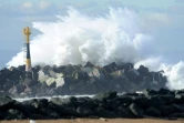 Risques de vagues submersion sur le littoral atlantique. Photo d'illustration du port de Bayonne