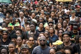 Des milliers de manifestants le 28 mars 2017 à Cayenne