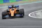 L'Espagnol Carlos Sainz Jr au volant de sa McLaren lors de la 2e séance d'essais libres du GP de Hongrie, sur le circuit Hungaroring à Mogyorod, le 2 août 2019