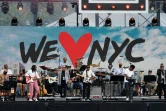 Le groupe Earth, Wind and Fire en répétitions le 20 août 2021 pour le concert de Central Park à New York du 21 août