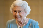 La reine Elizabeth II lors d'une réception à Sandringham pour fêter ses 70 ans de règne, le 5 février 2022