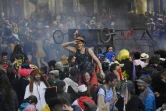 Carnaval non autorisé sur la Canebière, le 21 mars 2021 à Marseille