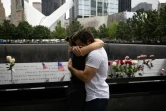 Le mémorial des attentats du 11-Septembre à New York, le 11 septembre 2022