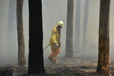 Un pompier près de Batemans Bay (Australie) le 3 janvier 2020