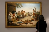 La toile "Le châtiment des quatre piquets dans les colonies" de Marcel Antoine Verdier, présenté à l'exposition "Le modèle noir de Géricault à Matisse", au musée d'Orsay, le 25 mars 2019