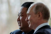 Le dirigeant nord-coréen Kim Jong Un (g) et le président russe Vladimir Poutine lors d'une rencontre à Vladivostok, en Russie, le 25 avril 2019