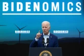 Le président américain Joe Biden prononce un discours à Belen, au Nouveau Mexique, le 9 août 2023