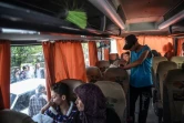 Des blessés de Khan Cheikhoun transportés vers l'hôpital turc d'Hatay, le 7 avril 2017