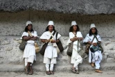 Des indigènes arhuaco à Nabusimake,dans la Sierra Nevada de Santa Marta, le 10 février 2024 en Colombie