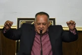 Le président de l'Assemblée constituante du Venezuela et numéro 2 du régime, Diosdado Cabello, le 2 avril 2019 à Caracas


 speaks during a session in Caracas on April 2, 2019.The pro-government Constituent Assembly will hold a session Tuesday after Venezuela's Supreme Court called Monday for Juan Guaido to be stripped of his legislative immunity, tightening the noose on the opposition chief just days after authorities announced a ban on him holding public office.
