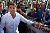 L'ancien président du Conseil italien Matteo Renzi lors d'un meeting du Parti démocrate à Rome, le 30 septembre 2018