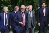 Didier Reynders, Jean Asselborn, Frank-Walter Steinmeier, Paolo Gentiloni, Jean-Marc Ayrault et Bert Koenders le 25 juin 2016 à Berlin