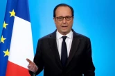 François Hollande annonçant le 1er décembre 2016 son intention de ne pas se présenter à la présidentielle de 2017