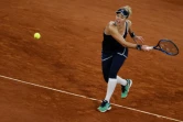 L'Allemande Laura Siegemund face à Kristina Mladenovic à Roland-Garros, le 29 septembre 2020