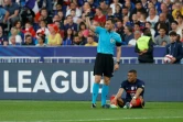 Kylian Mbappé blessé contre le Danemark en match comptant pour la Ligue des nations, le 3 juin 2022 au Stade de France 