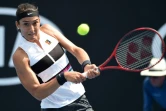 La Française Caroline Garcia face à l'Australienne Zoe Hives au 2e tour de l'Open d'Australie, le 16 janvier 2019 à Melbourne
