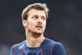Le sprinteur français Christophe Lemaître, après sa série du 200 m aux Championnats du monde d'athlétisme, le 7 août 2017 à Londres