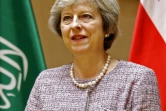 La Première ministre britannique Theresa May à Manama, au Bahreïn, le 7 décembre 2016