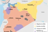 Contrôle des territoires en Syrie