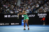 Serena Williams est venue à bout de la N.1 mondiale Simona Halep, pour se hisser en quarts de finale de l'Open d'Australie, le 21 janvier 2019