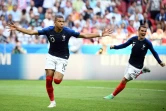 Kylian Mbappé et Antoine Griezmann contre l'Argentine, le 30 juin 2018 à Kazan 