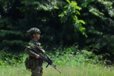 Un soldat colombien en patrouille à Tibu, dans le nord-est du pays, le 21 janvier 2025