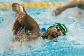 Le nageur sud-africain Achmat Hassiem lors du 100 m nage libre (S10), le 13 septembre 2016 à Rio aux Jeux paralympiques