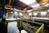 Dans l'usine de fabrication de zinc Nyrstar à Auby, dans le nord de la France, le 7 janvier 2022 