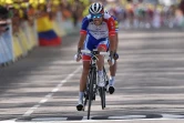 Le Français Thibaut Pinot lors de la 8e étape du Tour de France le 13 juillet 2019