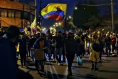Des milliers d'indigènes, étudiants, travailleurs  et personnes en colère manifestent contre le gouvernement à Quito, le 20 juin 2022