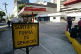 Une station-service de Caracas hors service en raison d'une panne d'électricité le 30 août 2024