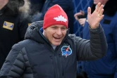 Le cosmonaute canadien David Saint-Jacques lors de la cérémonie organisée le 3 décembre 2018 à Baïkonour avant le lancement de leur fusée 