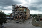 (ARCHIVES) Un immeuble détruit par un séisme de magnitude 6,5 à Kidapawan dans la province de Cotabato sur l'île de Mindanao aux Philippines le 31 octobre 2019