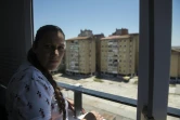 Sonia Garcia, chez elle dans le quartier de Polygone Sud à Séville, le 29 juin 2020