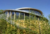 Façade du nouveau musée Andersen le 28 juin 2021 à Odense, au Danemark
