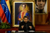 Nicolas Maduro lors d'une conférence de presse le 22 juin 2017