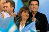 Patricia Bullrich, candidate de centre-droit à la présidentielle en Argentine, lors de son meeting de clôture, le 19 octobre 2023 à Lomas de Zamora
