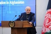 Le président afghan Ashraf Ghani, le 23 février 2021 à Kaboul