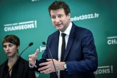 Le candidat EELV à la présidentielle française Yannick Jadot à Paris, le 21 mars 2022