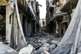 Des bâtiments détruits dans la ville syrienne de Raqa, le 20 octobre 2017